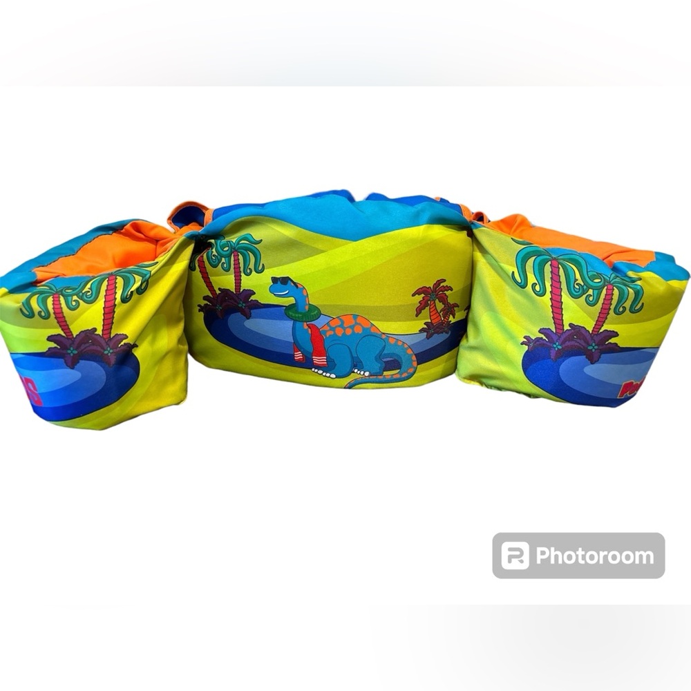 Dinosaur Paddle Pals vest, Coast Guard approved, 35-55 lb limit